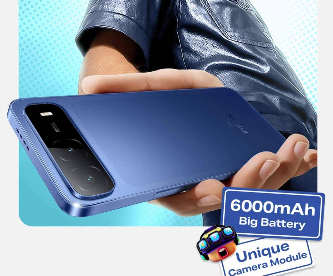 tampilan sisi belakang Infinix Hot 60i 5G