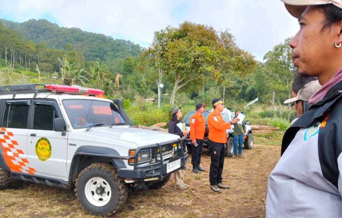 Operasi pencarian pendaki hilang di Gunung Buthak. (Dok. SAR Malang Raya)