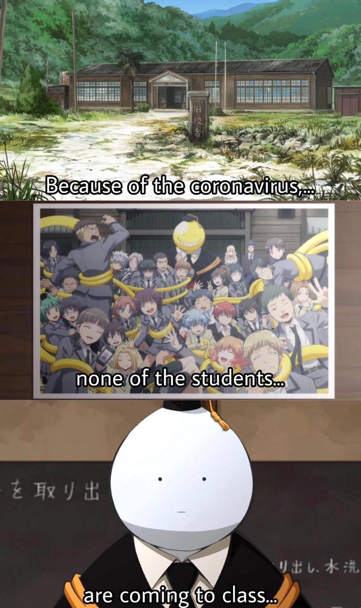 meme karakter guru dalam anime