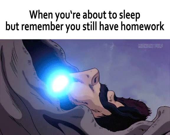 meme anime tentang siswa SMA 