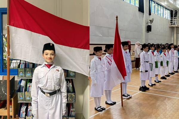 Arsy Hermansyah Jadi Petugas Upacara (Instagram.com/queenarsy)