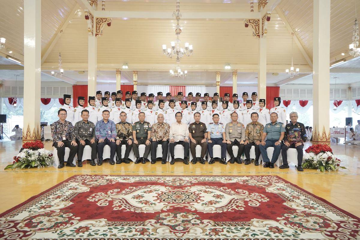 Sri Sultan Minta Anggota Paskibraka Jaga Nyala Api Perjuangan