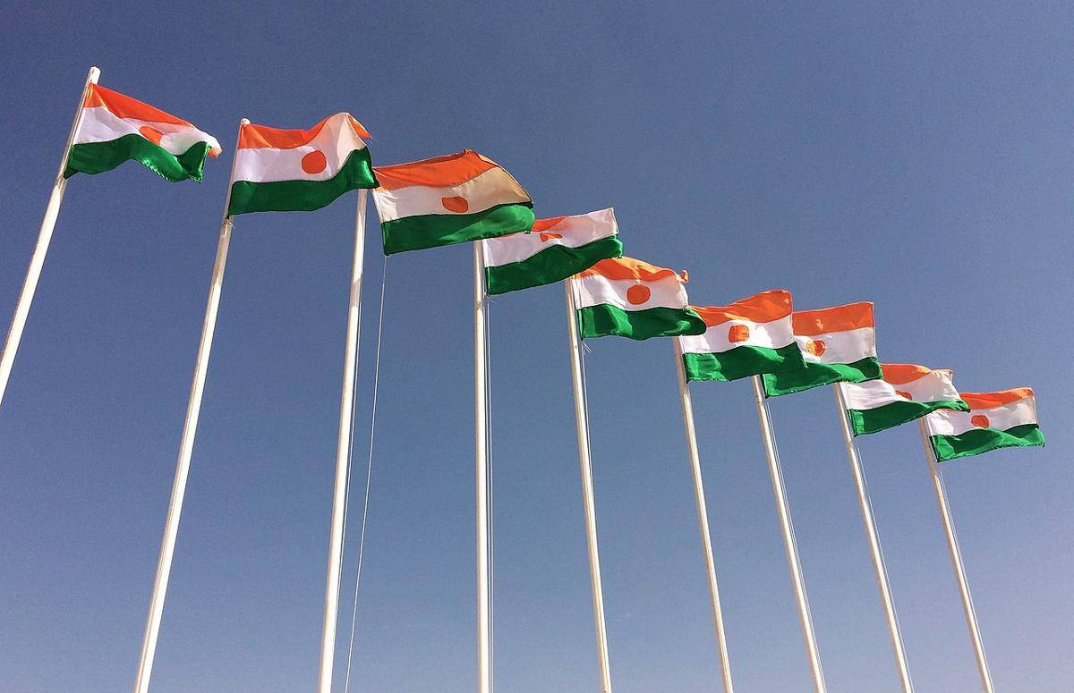 ilustrasi deretan bendera Niger