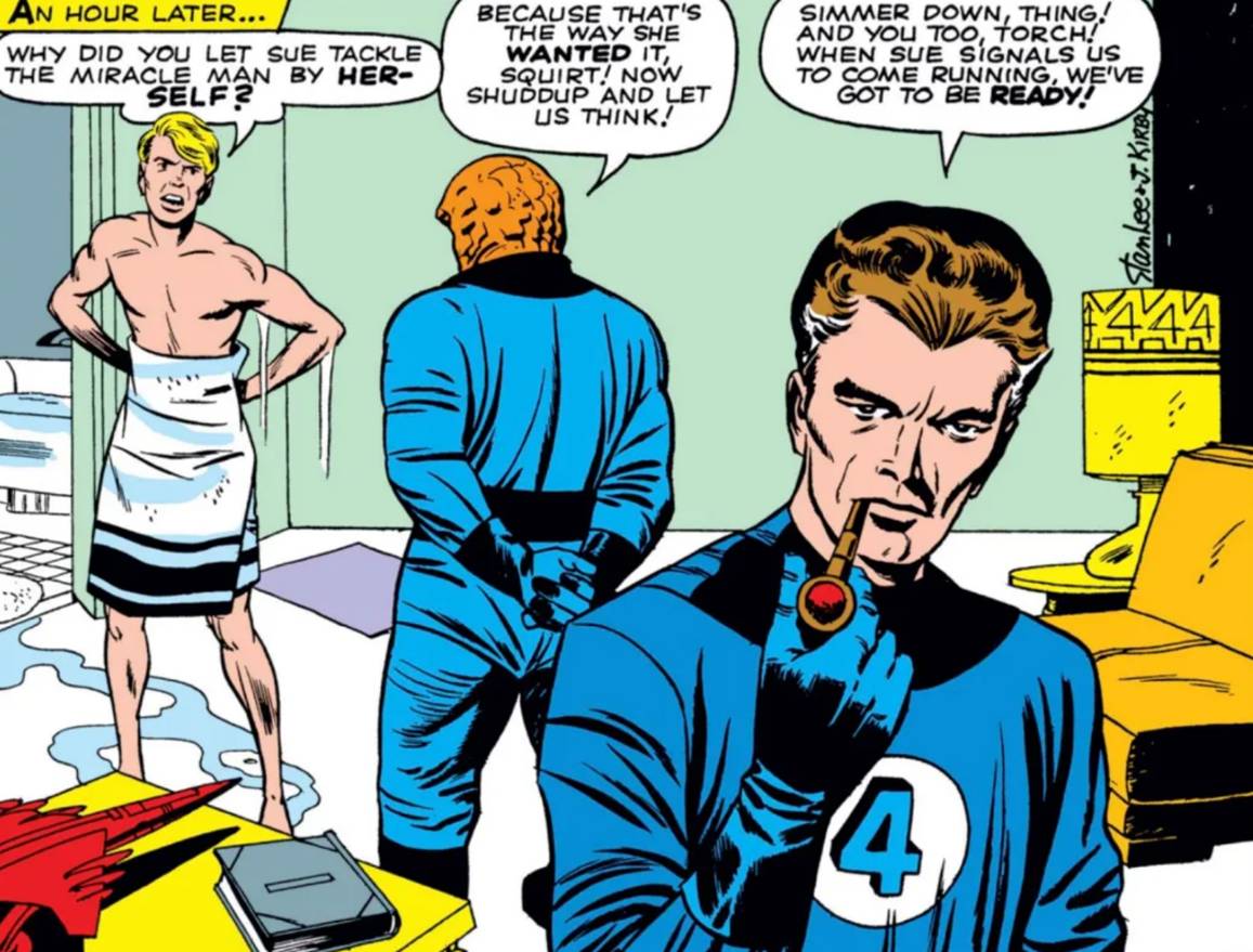 kostum pertama Fantastic Four