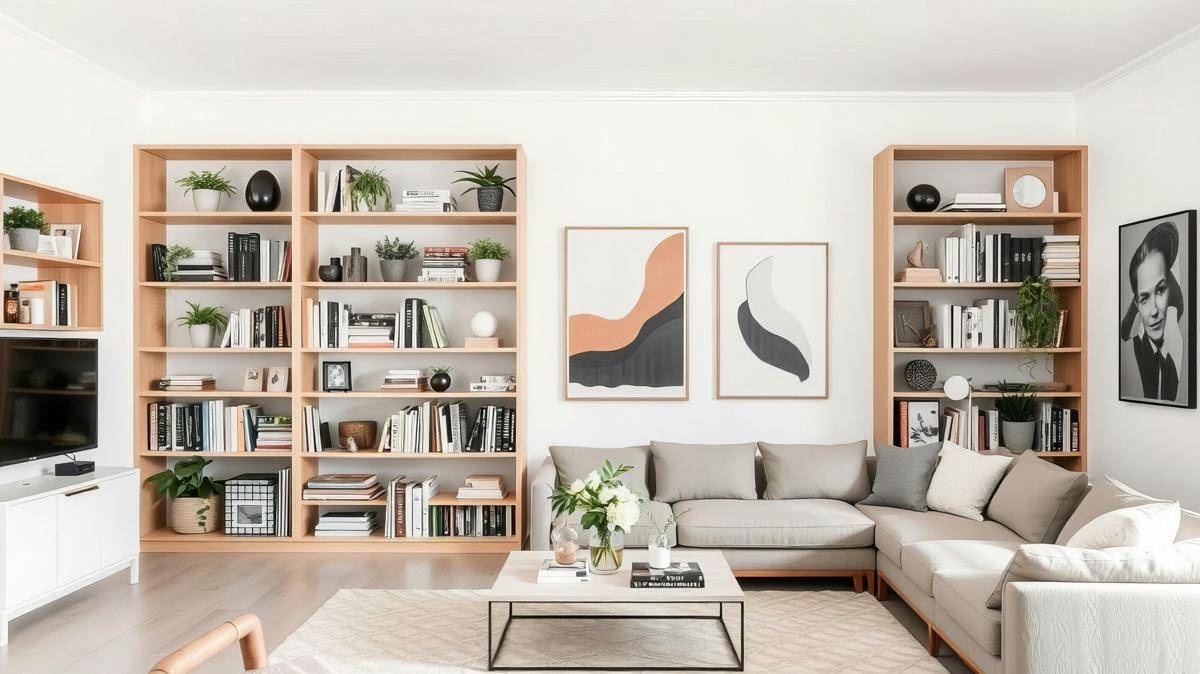 inspirasi menata rak buku minimalis (unsplash.com/Sameh AlAbhar)