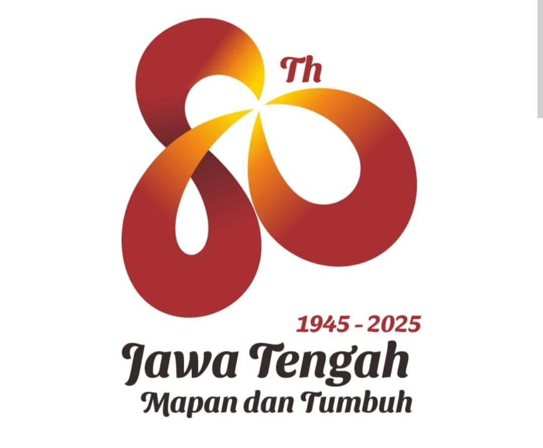 Logo HUT ke-80 Jateng. (Dok Pemprov Jateng)
