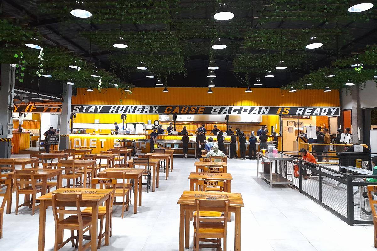 Potret tempat makan Mie Gacoan  
