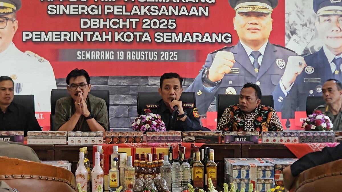 bea cukai semarang, rokok ilegal, miras ilegal