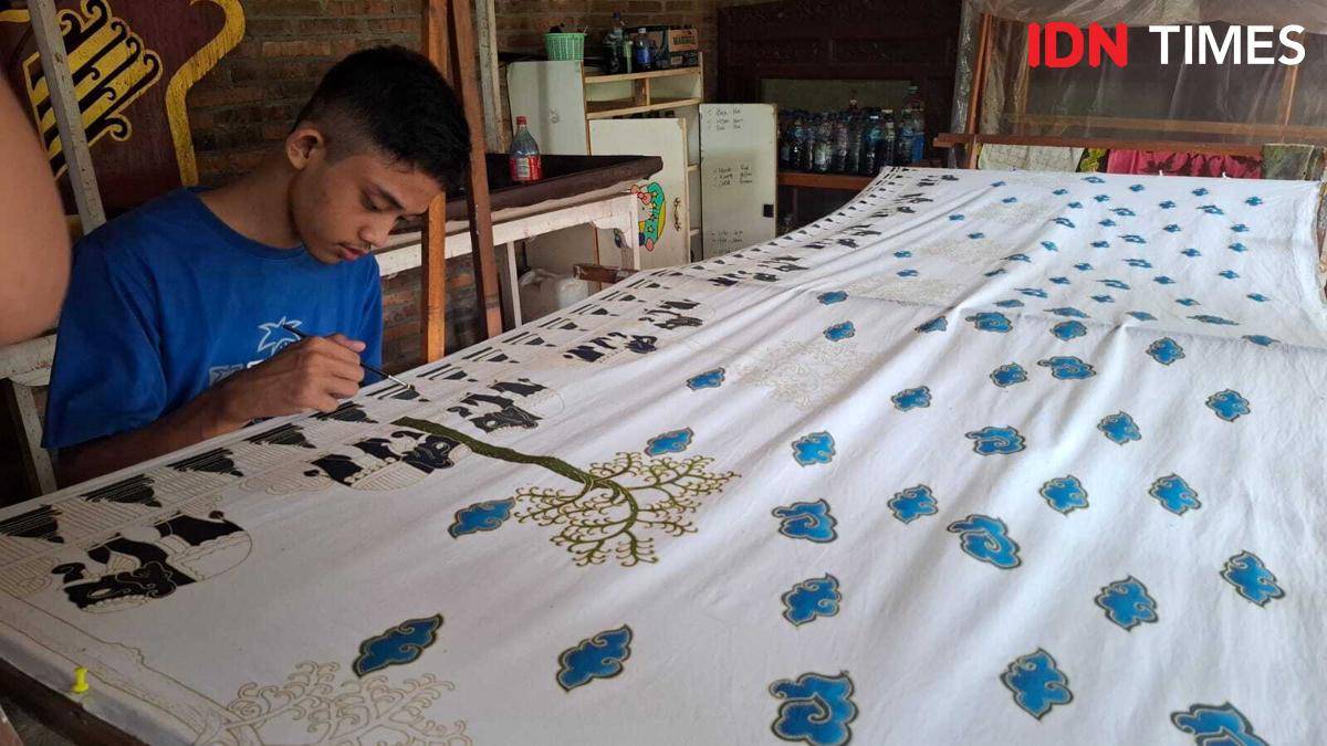 Potret membatik di Rumah Batik Lumbini  