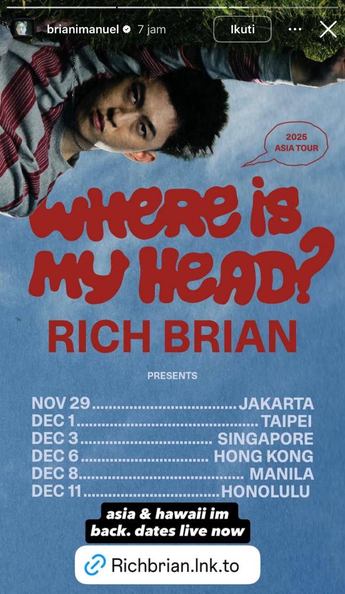 poster konser “WHERE IS MY HEAD?”
