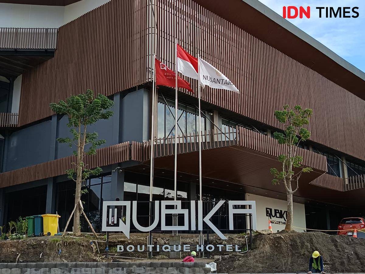 Hotel Qubika merupakan salah satu hotel yang sudah beroperasi di IKN.