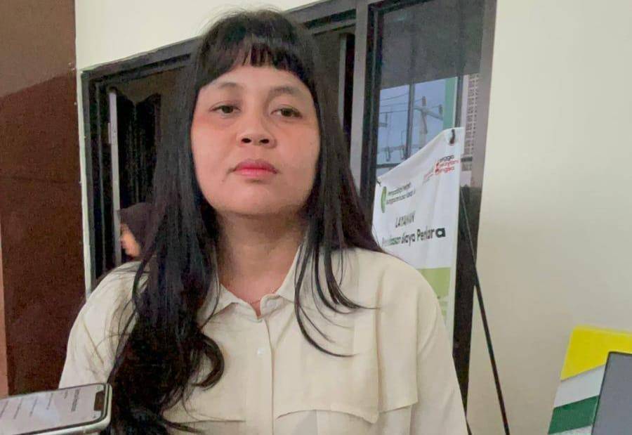 Keisha Amanda , kuasa hukum Putri Indah Sari, wanita hamil yang jadi korban pembunuhan di Gowa. (IDN Times/Darsil Yahya)
