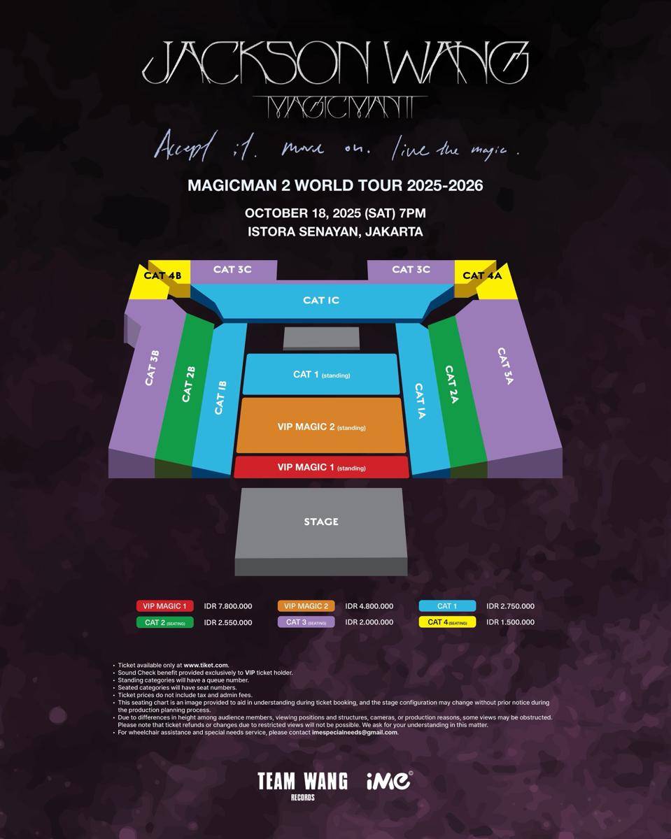 poster konser Jackson Wang Magicman 2 