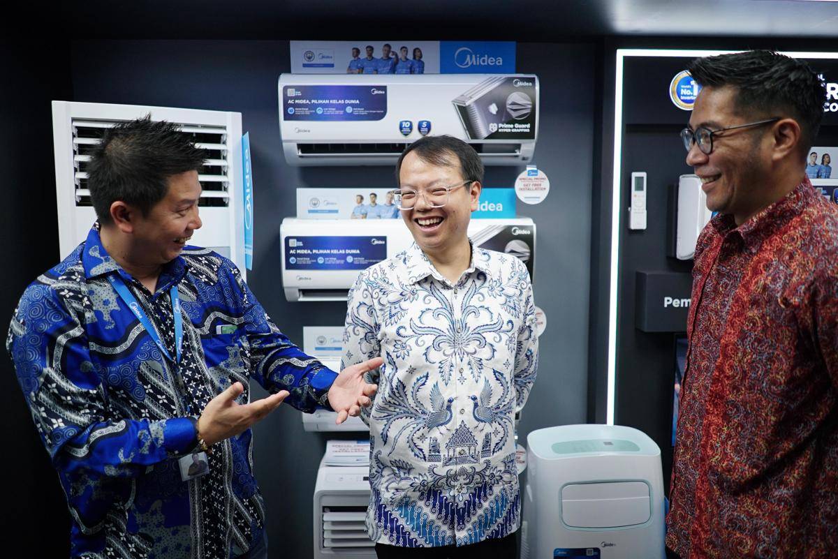 Midea Electronics Indonesia resmi membuka Midea Brand Shop pertama di Medan, Selasa (19/8/2025). (dok.istimewa)