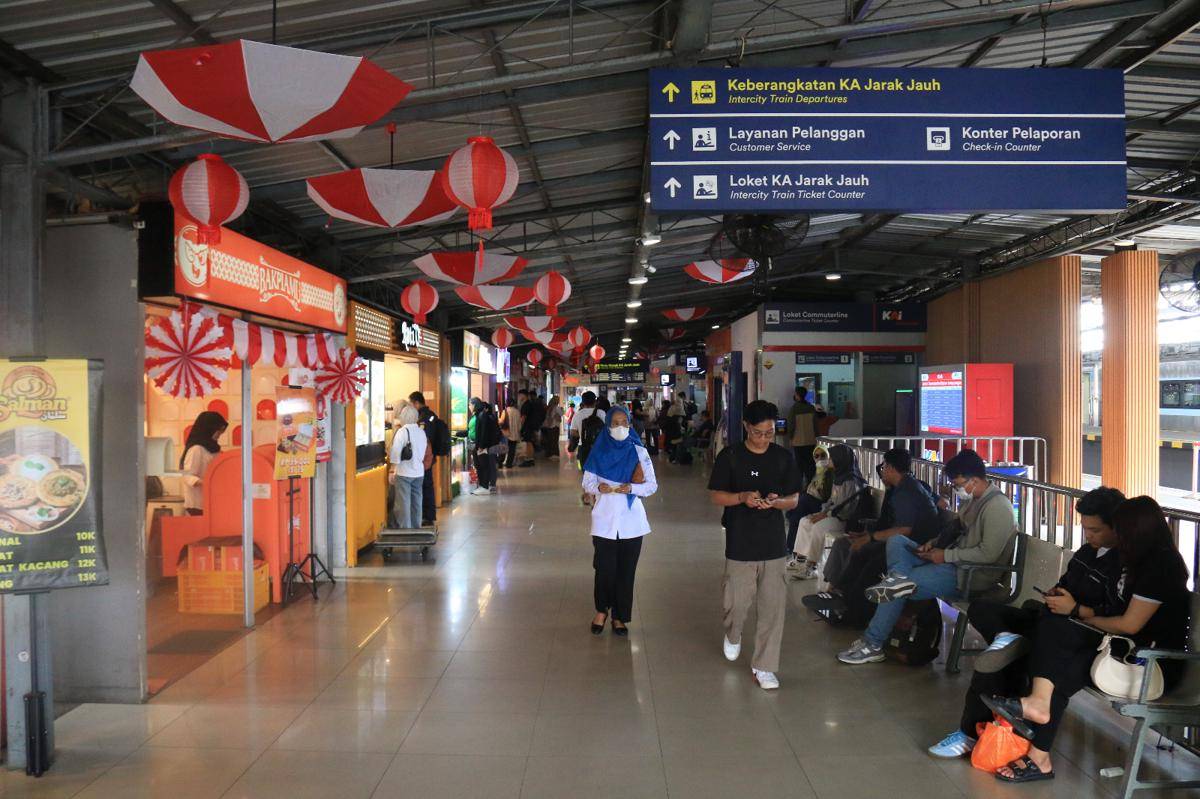 Penumpang kereta api. (Dok. Istimewa)