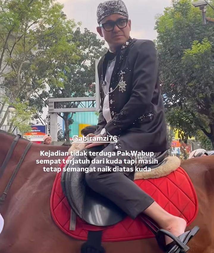 potret Ramzi di HUT Jawa Barat ke-80