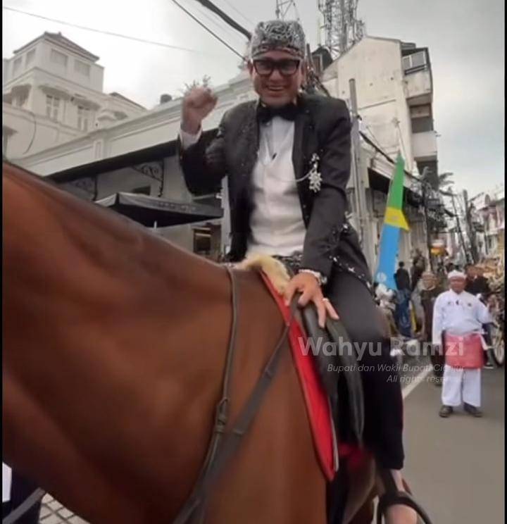 potret Ramzi di HUT Jawa Barat ke-80