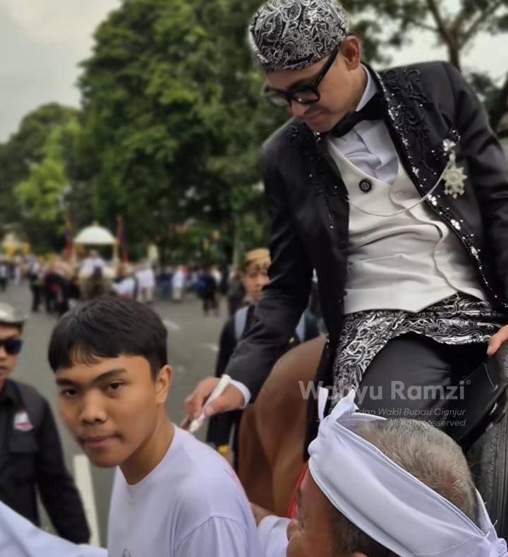 potret Ramzi di HUT Jawa Barat ke-80