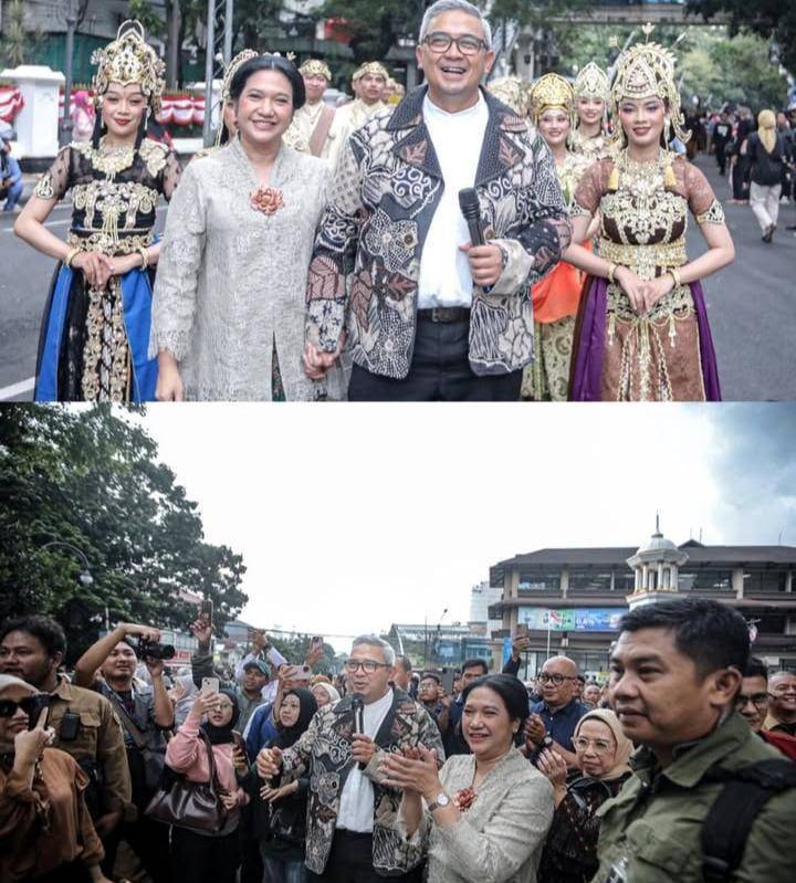potret artis hadiri HUT Jawa Barat ke-80 