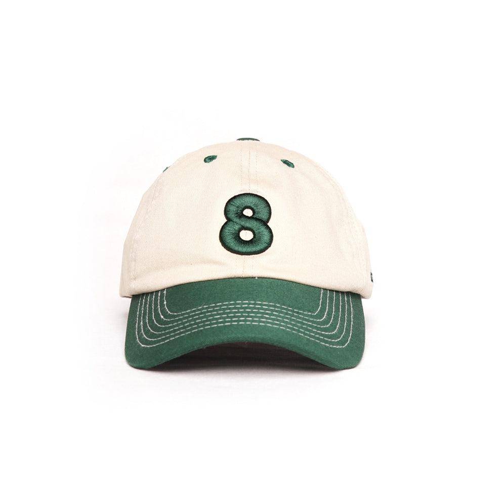 Noforty Baseball Cap Numero Eight Green (nofortyproject.com)