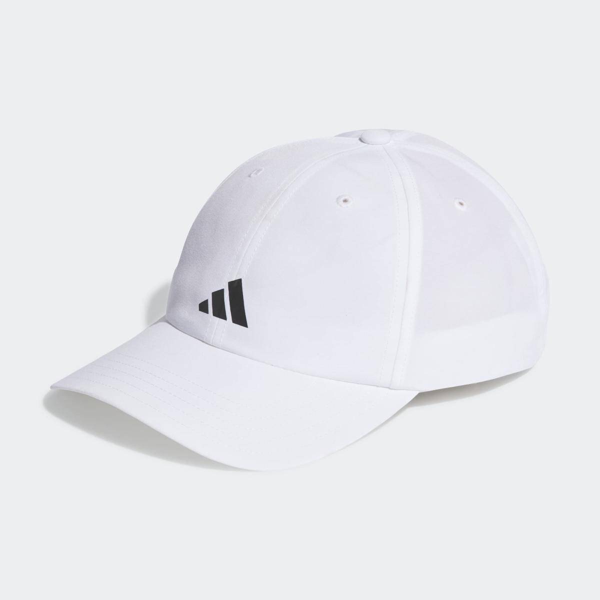 adidas Running Essentials AEROREADY Six-Panel Baseball Cap White (adidas.co.id)
