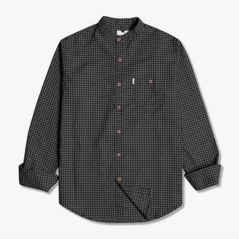 HIGHTY Menswear Plaid Oxford Shirt (highty.id)