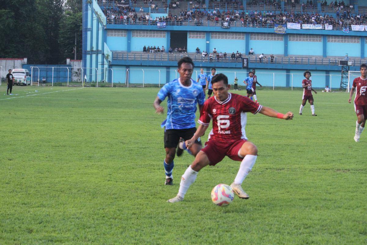 Pertandingan Persiku menghadapi Bekasi FC. (Ari Haryono/IDN Times).