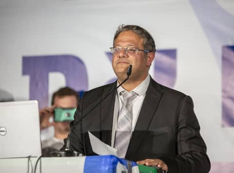 Menteri Keamanan Nasional Israel, Itamar Ben Gvir (DedaSasha, CC BY-SA 4.0 <https://creativecommons.org/licenses/by-sa/4.0>, via Wikimedia Commons)