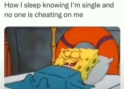 meme SpongeBob tentang jomblo