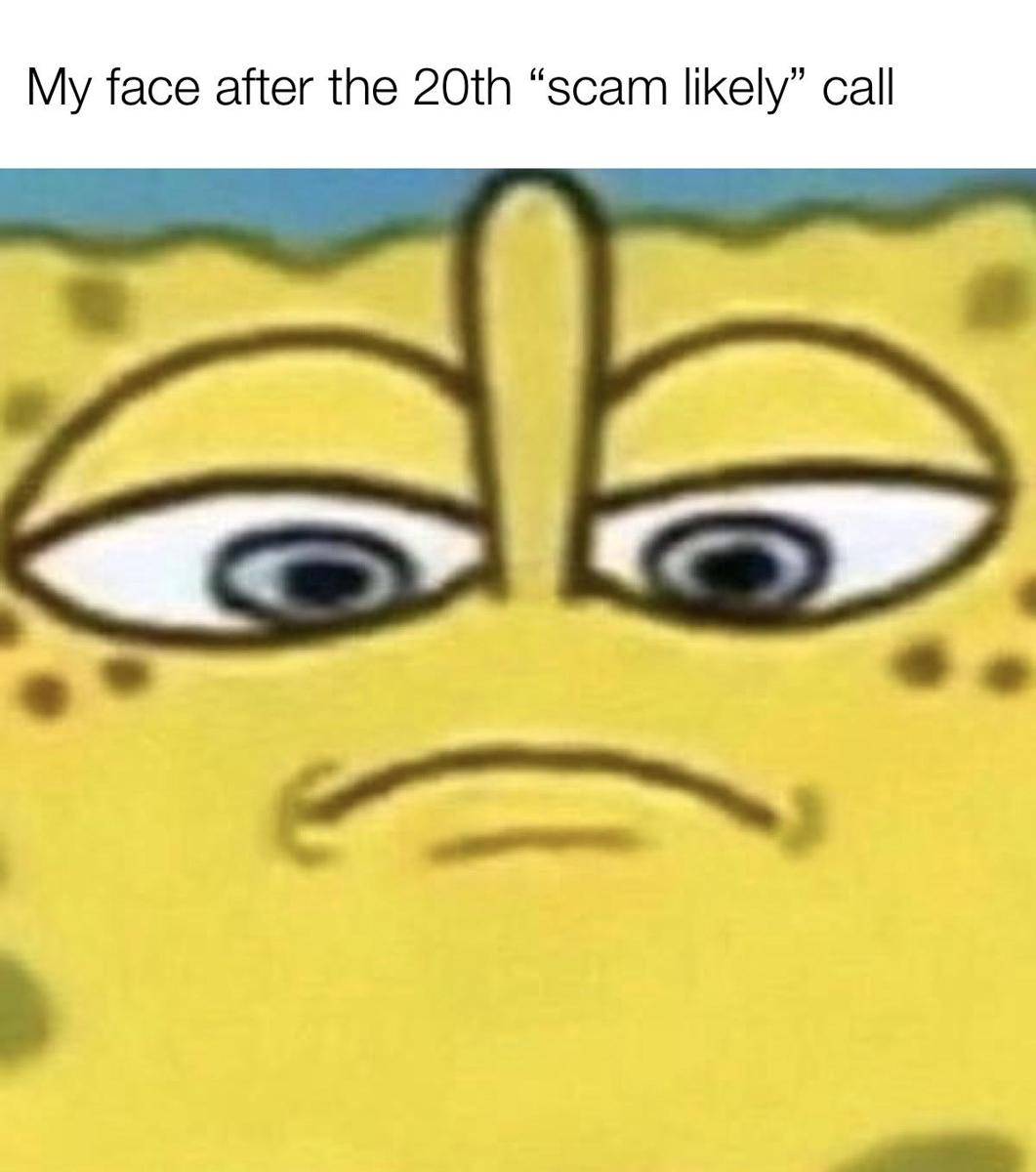 meme SpongeBob tentang HP