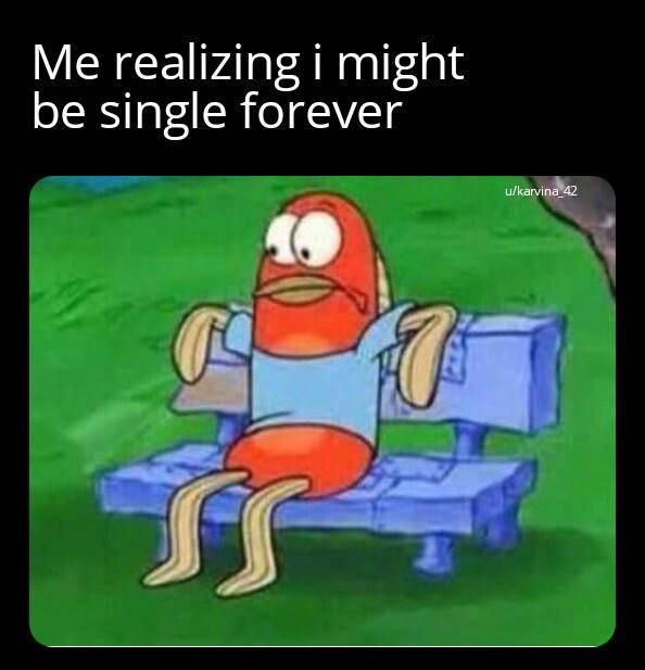 meme SpongeBob tentang jomblo