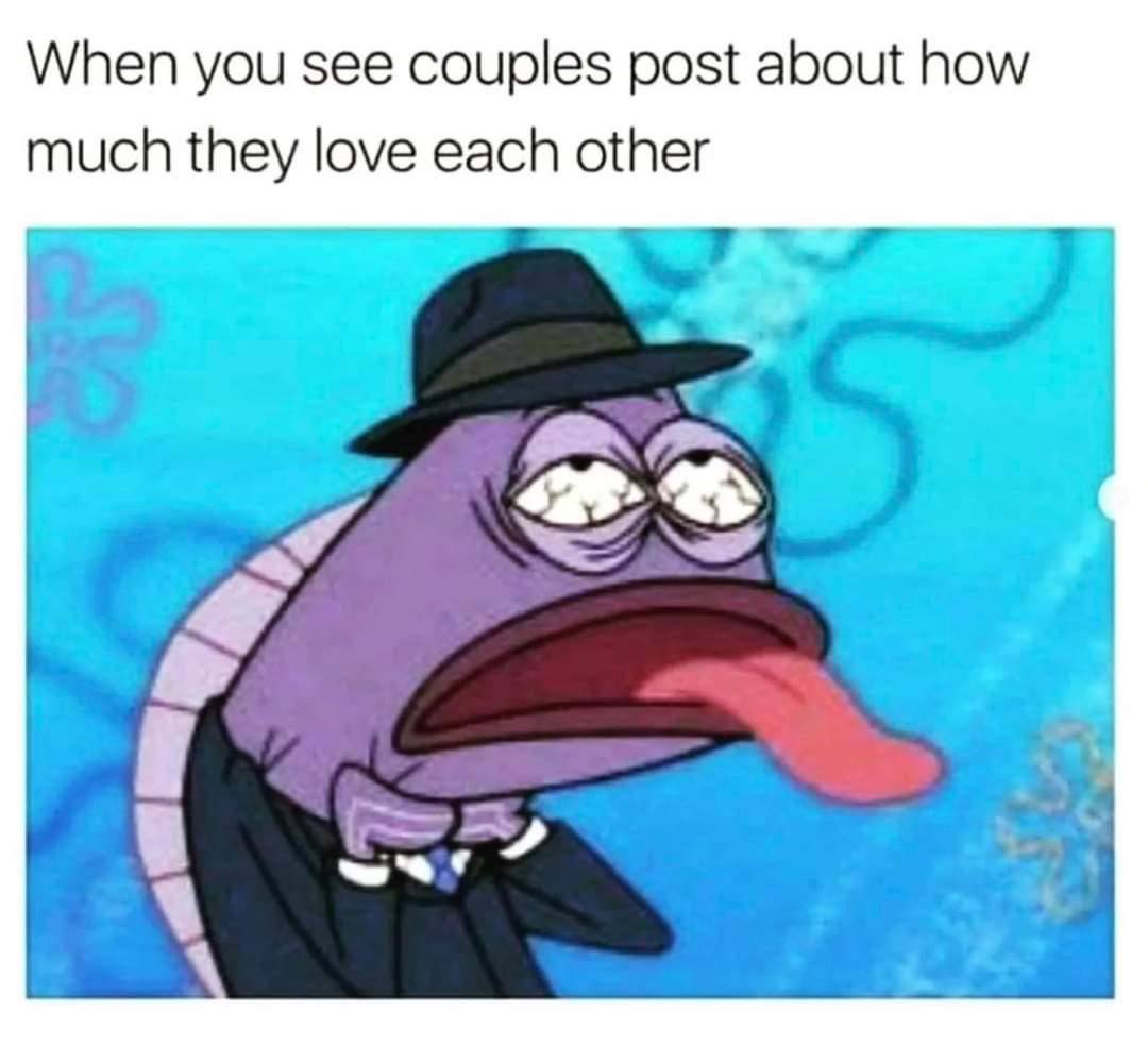 meme SpongeBob tentang jomblo