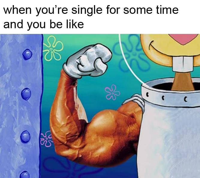 meme SpongeBob tentang jomblo