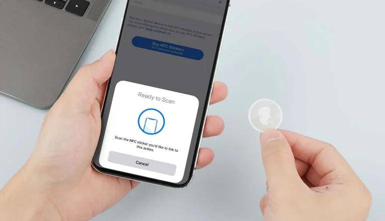 ilustrasi NFC tag