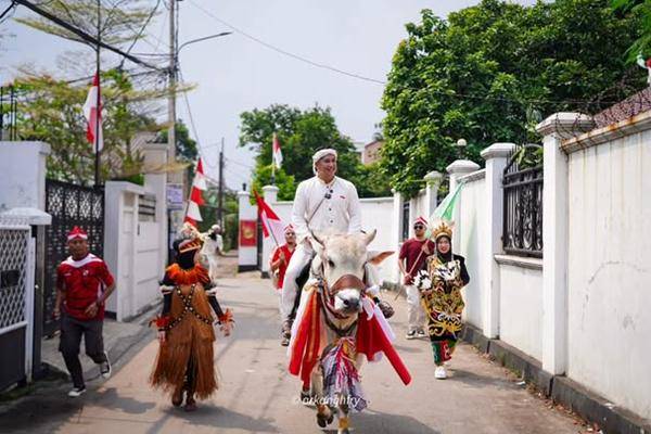 Peliharaan Irfan Hakim Ikut Semarak 17-an (Instagram.com/irfanhakim75)