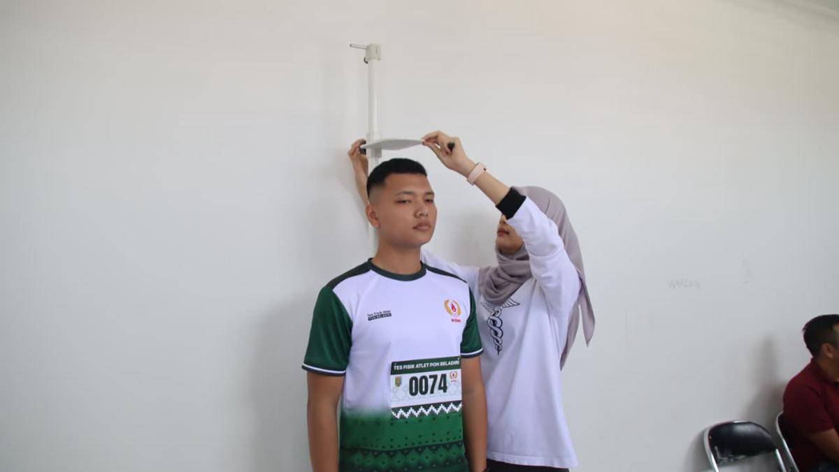 Test fisik atlet Lampung jelang PON Bela Diri. (IDN Times/KONI Lampung)