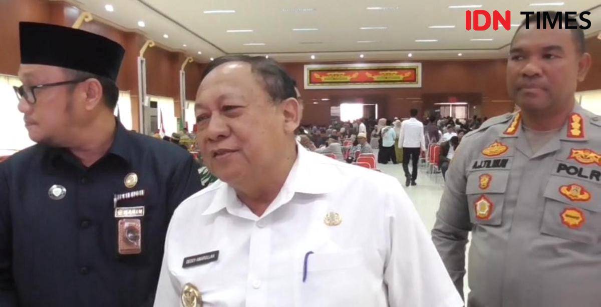 Wakil Wali Kota Bandar Lampung, Deddy Amarullah saat diwawancarai. (IDN Times/Muhaimin)