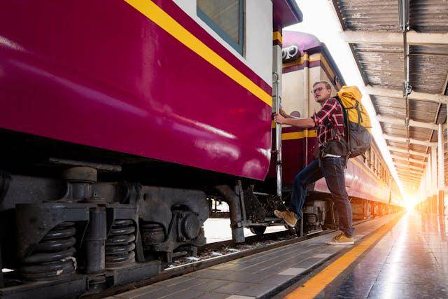 ilustrasi naik kereta (pexels.com/veerasak Piyawatanakul)