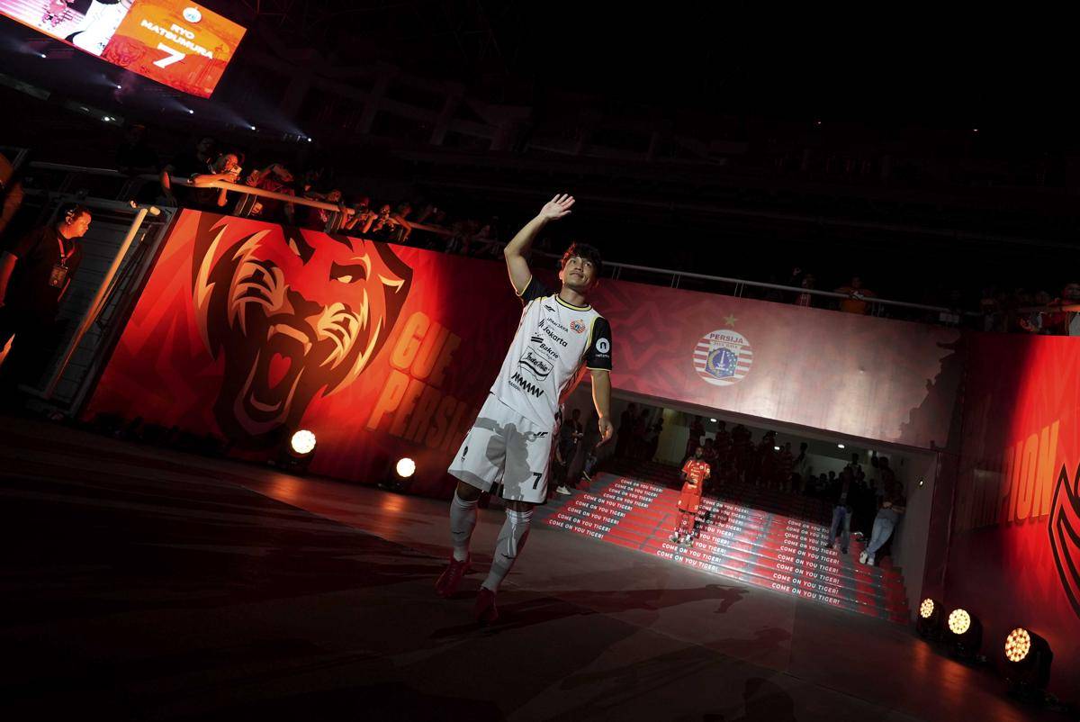 Ryo Matsumura di launching tim persija (persija.id)