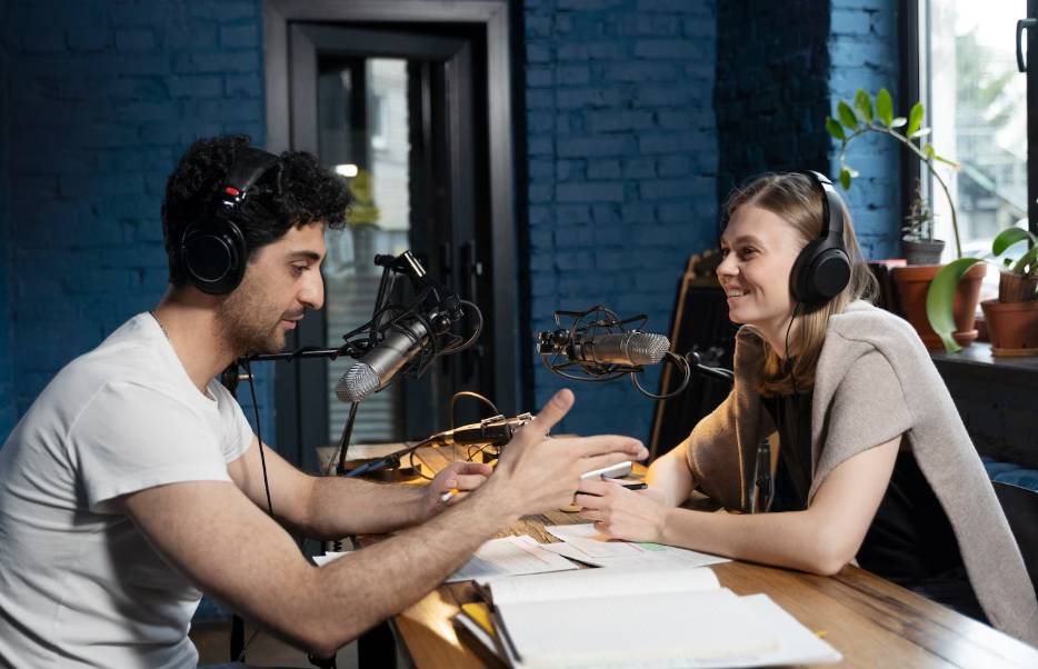 ilustrasi podcast 