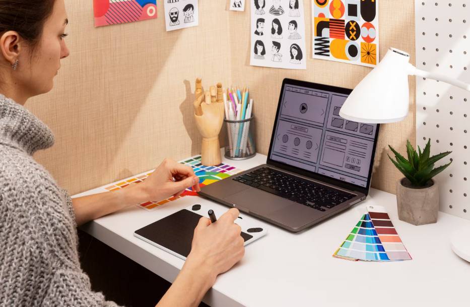 illustrasi membuat portofolio (freepik.com/freepik)