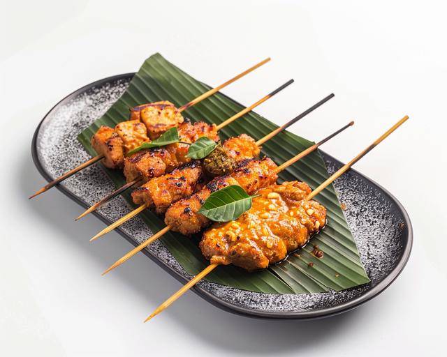 ilustrasi sate tempe