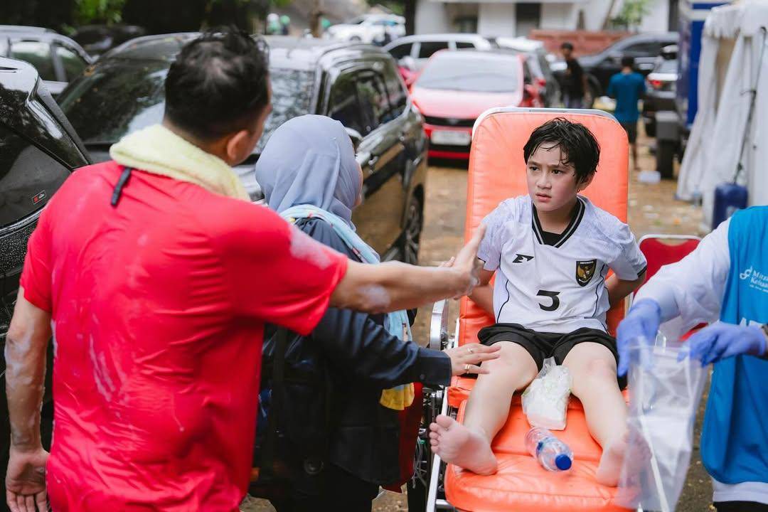 Rafathar dilatih mental juara oleh Raffi 