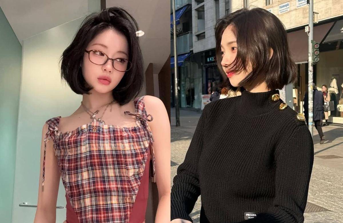 Karina aespa dan ASA BABYMONSTER (instagram.com/katarinabluu dan instagram.com/babymonster_ygofficial)