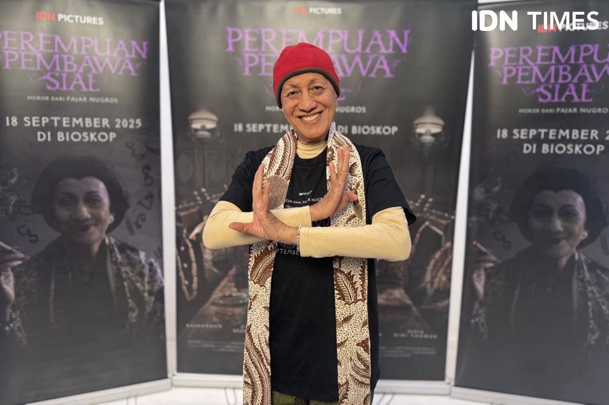 Didik Nini Towok, cast film Perempuan Pembawa Sial pada Rabu (20/8/2025)