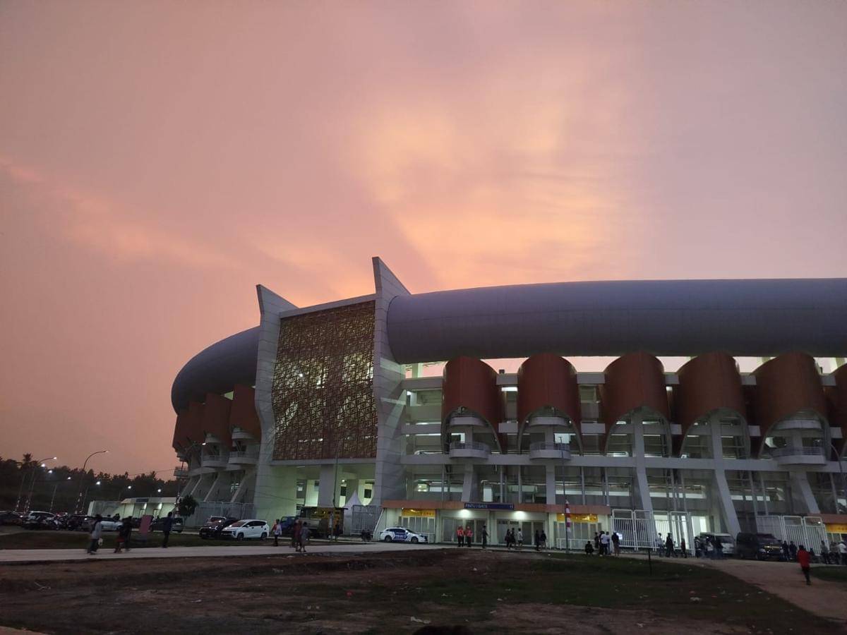Suasana Banten International Stadium.