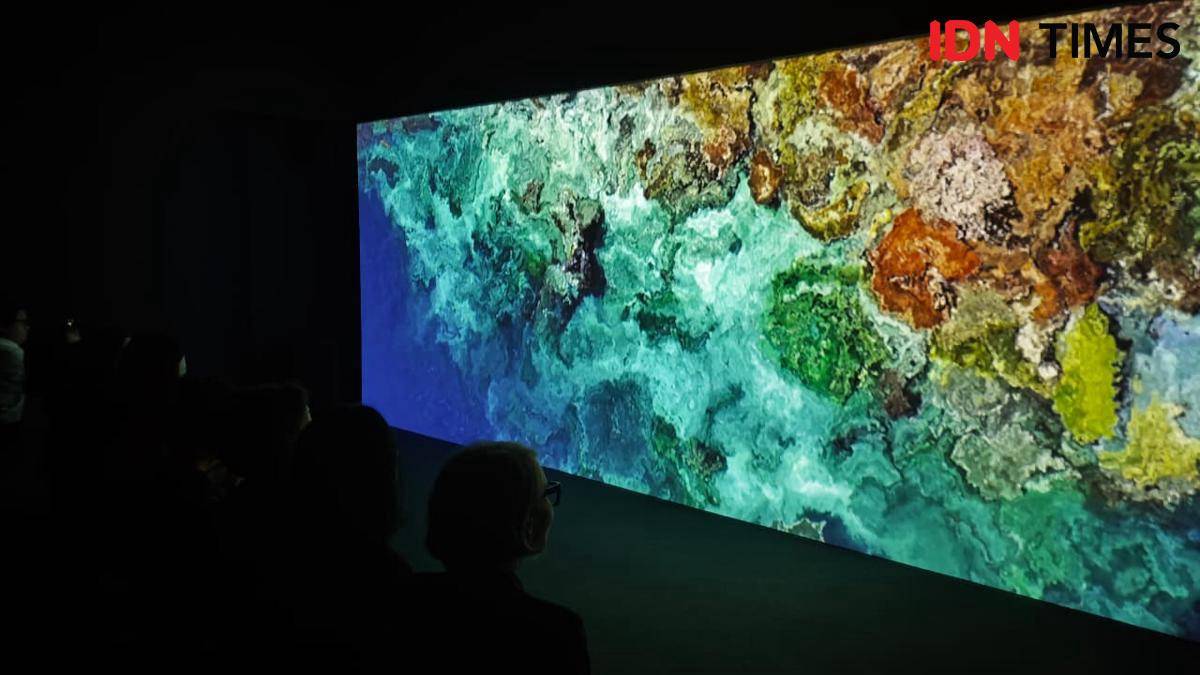 Situasi peresmian pameran fotografi NEGERI ELOK 2025 80 Tahun Keberagaman pada Selasa (19/8/2025) di Museum Nasional Indonesia. (IDN Times/Febriyanti Revitasari)