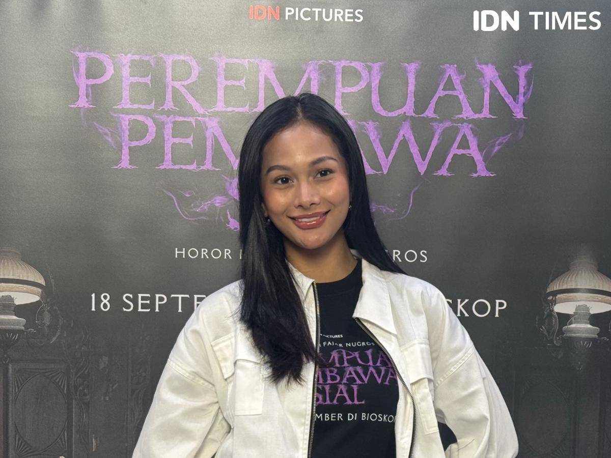 Aurra Kharisma, cast film Perempuan Pembawa Sial pada Rabu (20/8/2025)