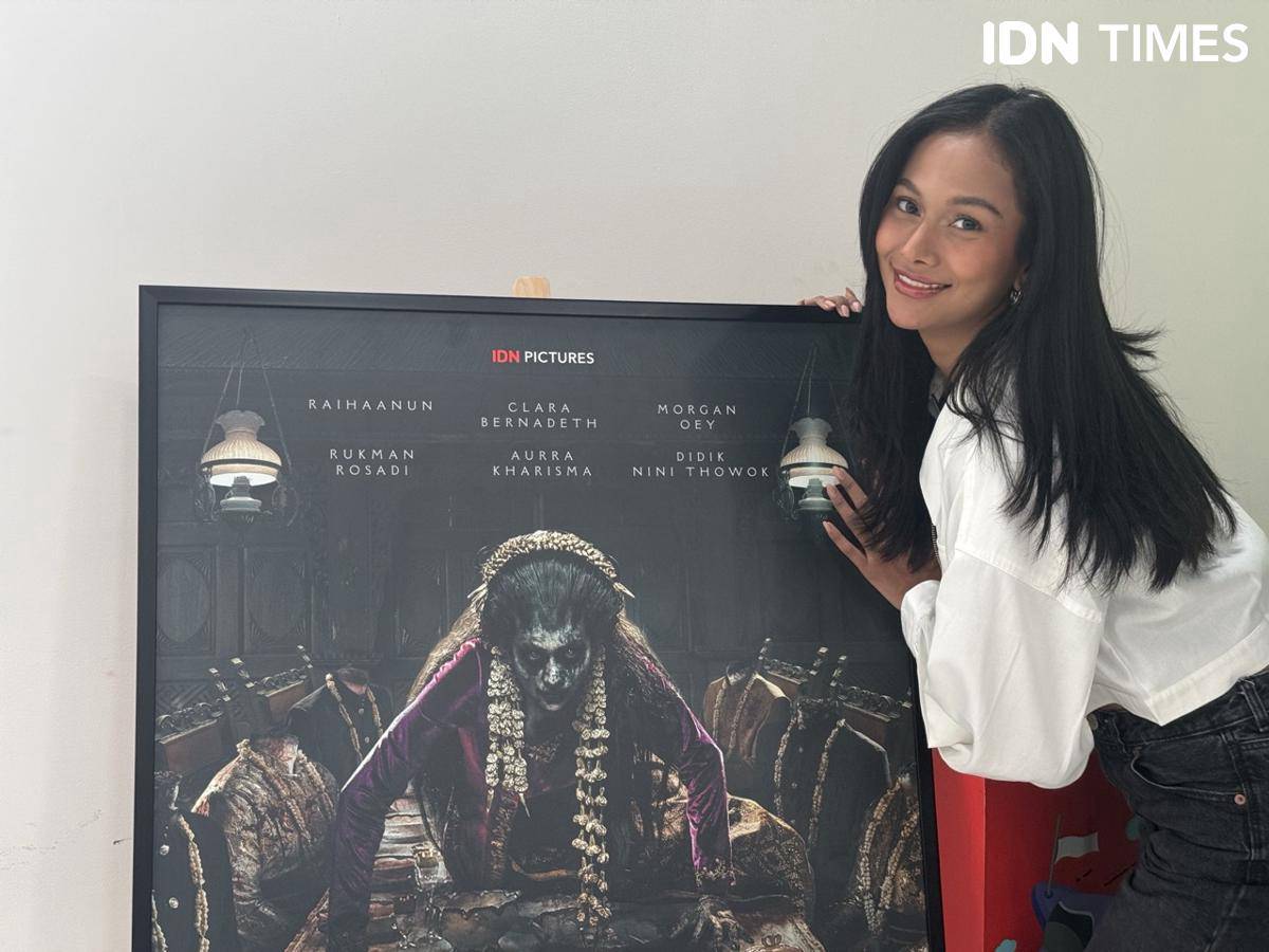 Aurra Kharisma, cast film Perempuan Pembawa Sial pada Rabu (20/8/2025)