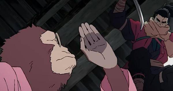 Wolf menyerang salah satu Folding Screen Monkeys - Crunchyroll